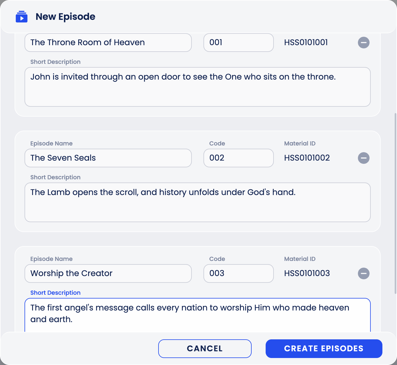 New Episode